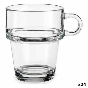 Ceașcă Zložljiv Prozorno Steklo 270 ml (24 kosov)