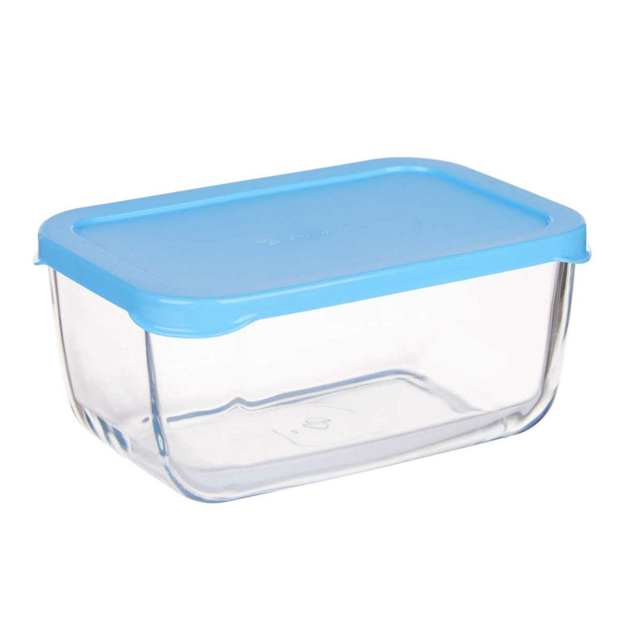 Posoda za živila SNOW BOX Modra Prozorno Steklo Polietilen 790 ml (12 kosov)