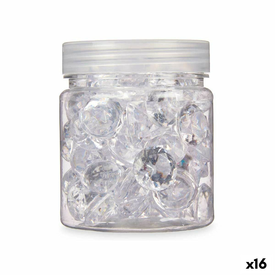 Dekorativni kamni Diamant 150 g Prozorno (16 kosov)