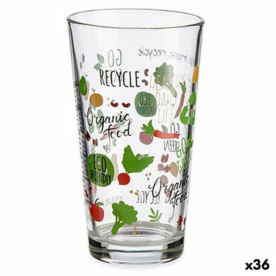 Merilni kozarec Organic Steklo 456 ml (36 Kosov)