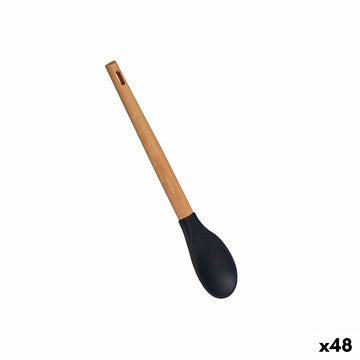 Zajemalka Črna Silikon les bukve 6 x 1,8 x 30,5 cm (48 kosov)