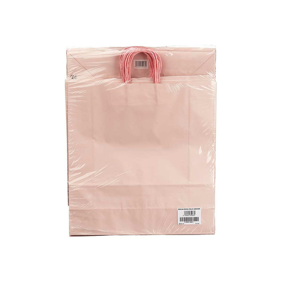 Papirnata vreča Roza 32 X 12 X 50 cm (100 kosov)