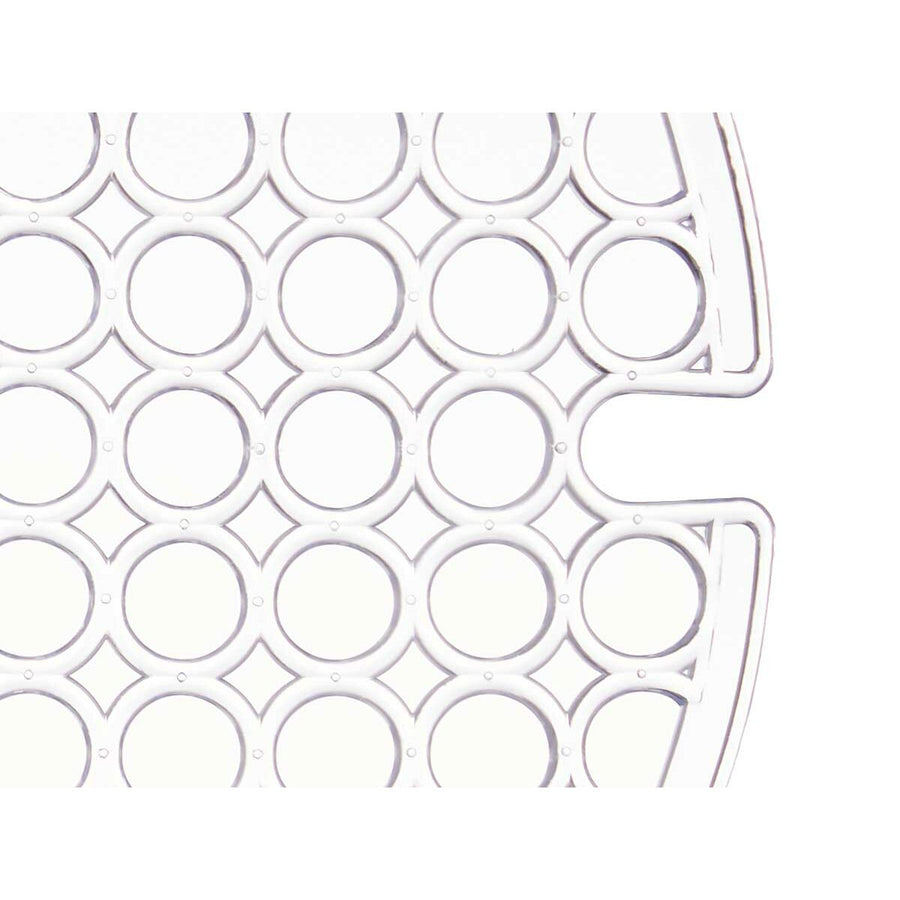 Nedrseča podloga Prozorno Plastika 29 x 0,1 x 29 cm Pomivalno korito (12 kosov)