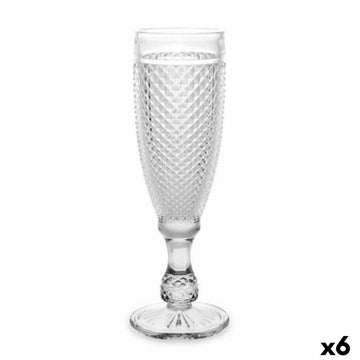Kozarec za šampanjec Diamant Prozorno Steklo 185 ml (6 kosov)