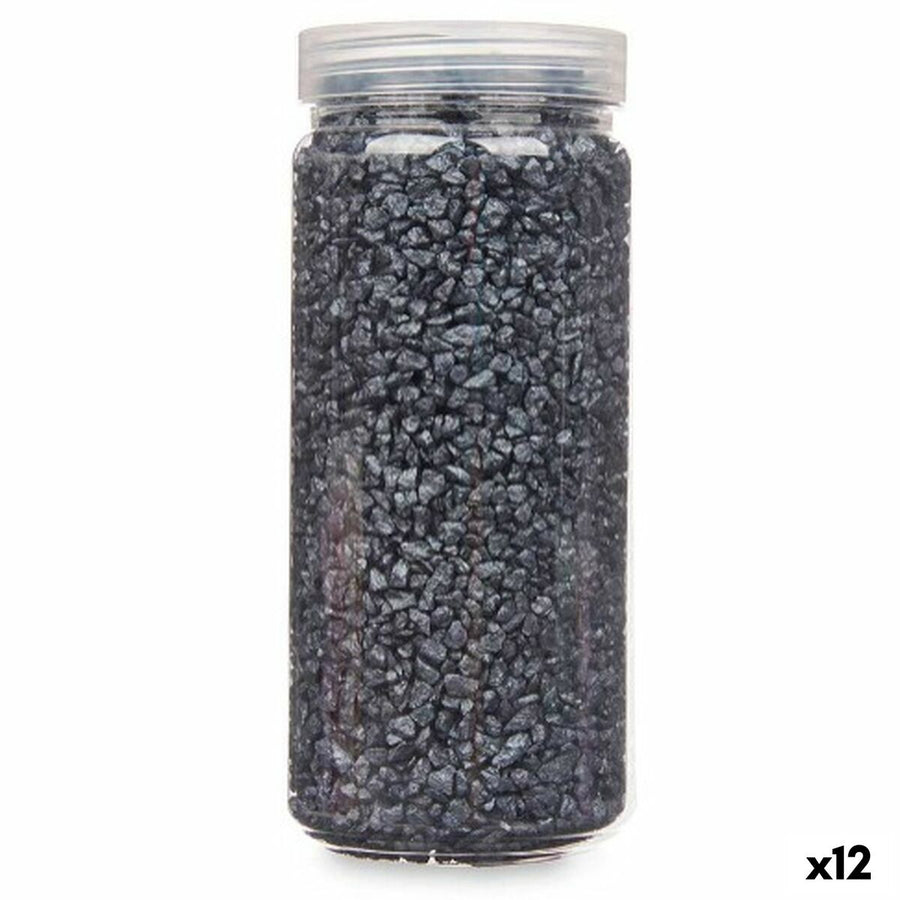 Dekorativni kamni Črna 2 - 5 mm 700 g (12 kosov)