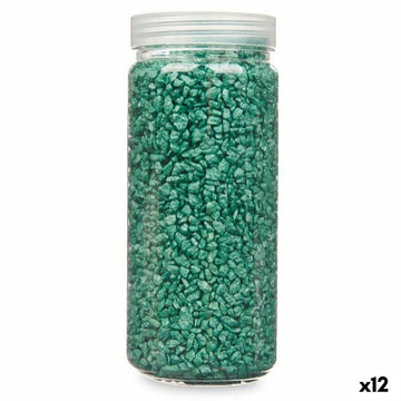 Dekorativni kamni Zelena 2 - 5 mm 700 g (12 kosov)