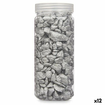 Dekorativni kamni Srebrna 10 - 20 mm 700 g (12 kosov)