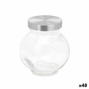 Kozarec za piškote Prozorno Steklo 180 ml (48 kosov) S pokrovom Nastavljiv