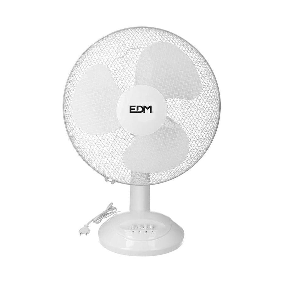 Namizni ventilator EDM Bela 35 W Ø 30 x 48 cm