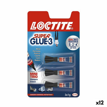 Sekundno lepilo Loctite Super Glue-3 Mini (12 kosov)