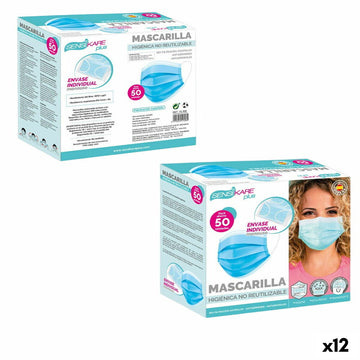 Box of hygienic masks SensiKare 50 Kosi (12 kosov)