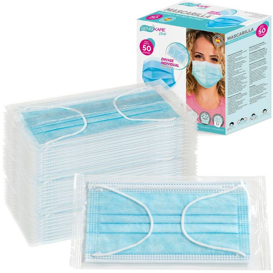 Box of hygienic masks SensiKare 50 Kosi (12 kosov)