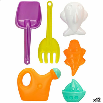 Komplet igrač za na plažo Colorbaby 6 Kosi 27 cm (12 kosov)