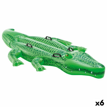 Napihljiv obroč Intex Krokodil 203 x 30 x 114 cm (6 kosov)
