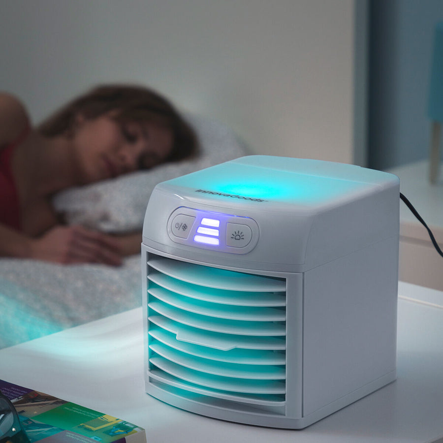 Mini izhlapevalna prenosna klimatska naprava z LED Freezyq+ InnovaGoods
