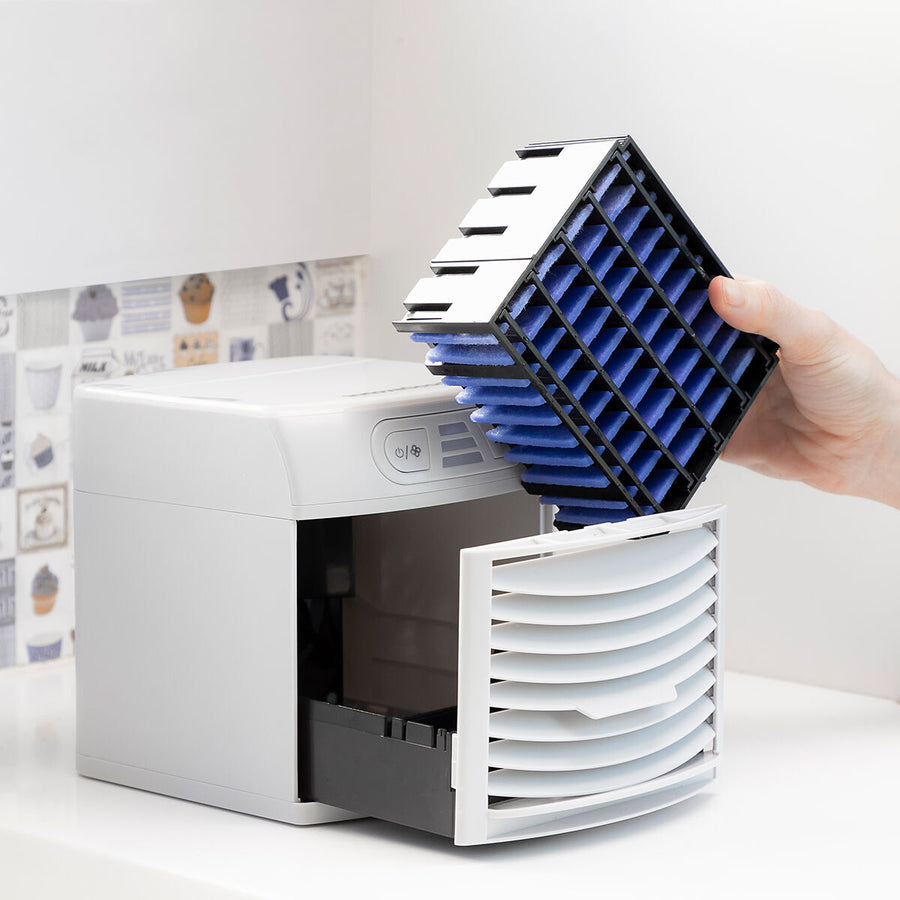 Mini izhlapevalna prenosna klimatska naprava z LED Freezyq+ InnovaGoods