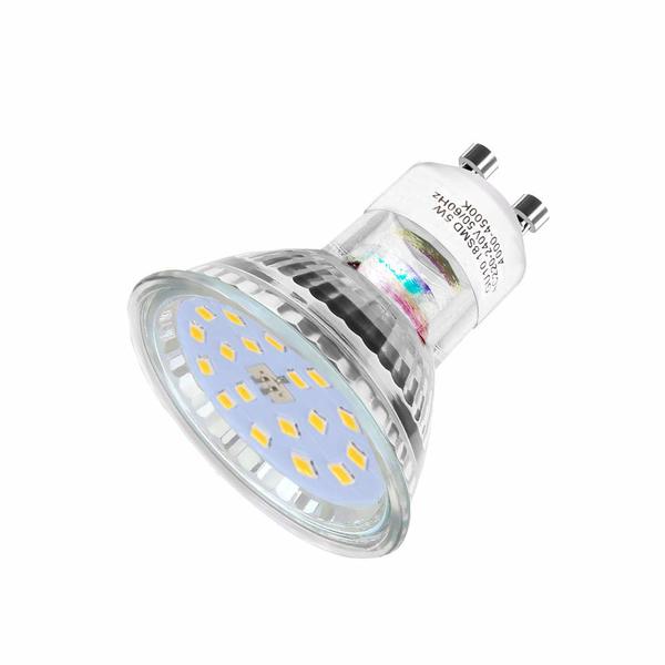 LED svetilka GU10 4500K 5W Bela svetloba (10 uds) (Prenovljeni izdelki A+)