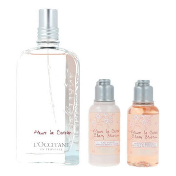 Ženski parfumski set Fleurs de Cerisier L'occitane (3 pcs) (3 pcs)