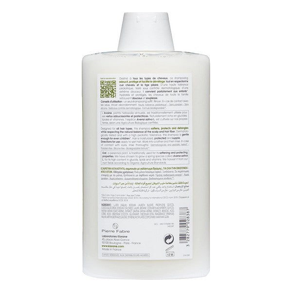 Vlažilni šampon za lase Ultra-Gentle Klorane Oves (400 ml)