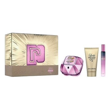 Ženski parfumski set Lady Million Empire Paco Rabanne EDP (3 pcs) (3 pcs)