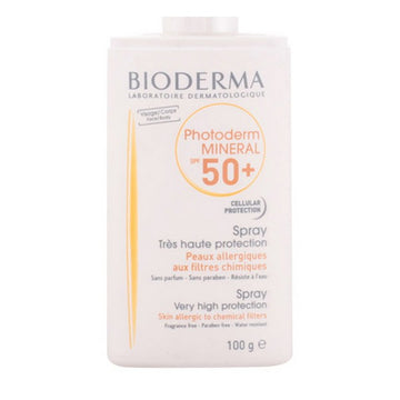 Zaščitni sprej za sonce Photoderm Mineral Bioderma Spf 50 (100 ml)