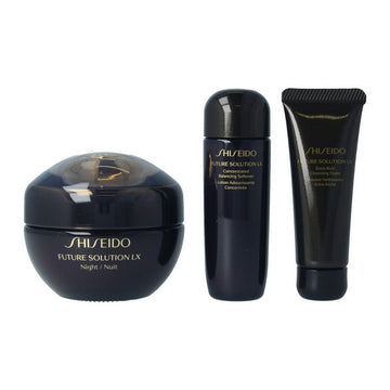 Ženski kozmetični set Future Solution Lx Night Shiseido (3 uds)