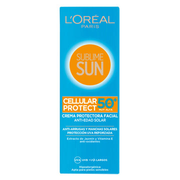 Krema za Sončenje Sublime Sun L'Oreal Make Up Spf 50 (75 ml)