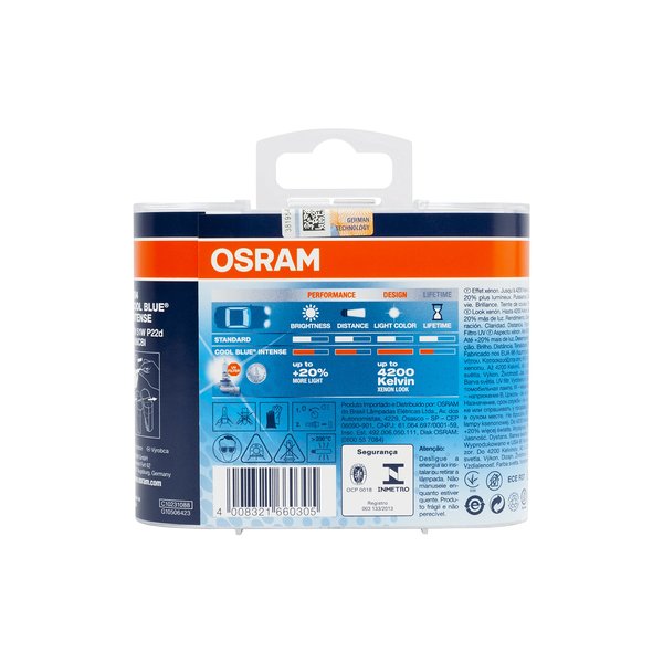 Halogenska žarnica Osram 9006CBI 4200K (2 pcs) (Prenovljeni izdelki A+)