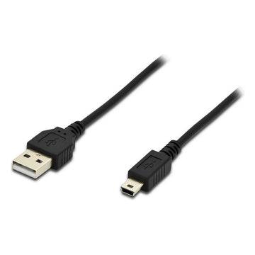 Kabel USB AK-300130-018-S type A - mini B Črna (1,8 m) (Refurbished A+)