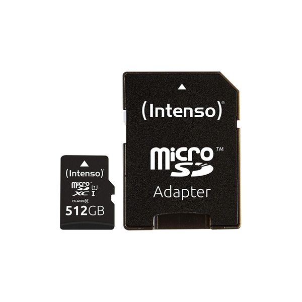 Spominska Kartica Micro SD z Adapterjem INTENSO 3423493 512 GB 45 MB/s