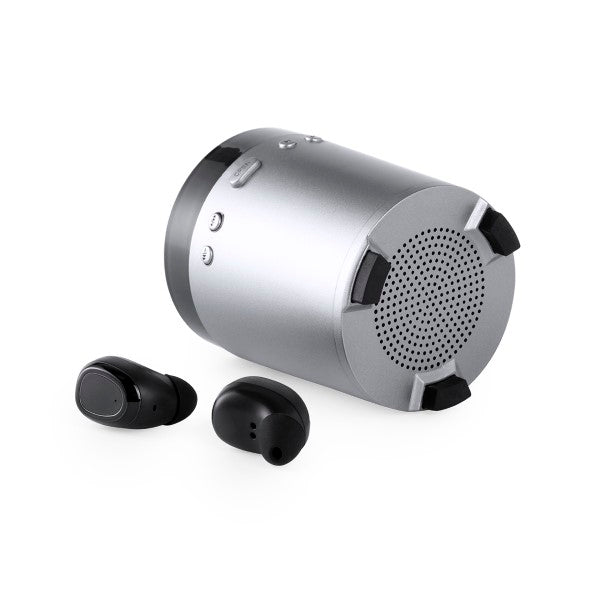 Bluetooth slušalke z mikrofonom FM USB 3W Srebrna 146192