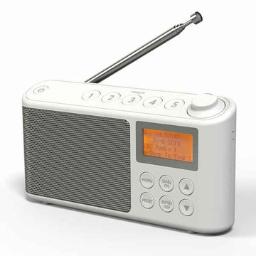 AM / FM radio Bela (Prenovljeni izdelk B)