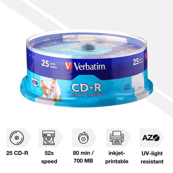 CD-R Verbatim (25 uds) (Refurbished D)