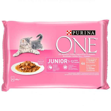 Hrana za mačke Purina One Junior (4 x 85 g)