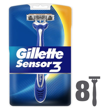 Brivnik za enkratno uporabo Gillette Sensor3 Comfort (8 uds) (Refurbished A+)