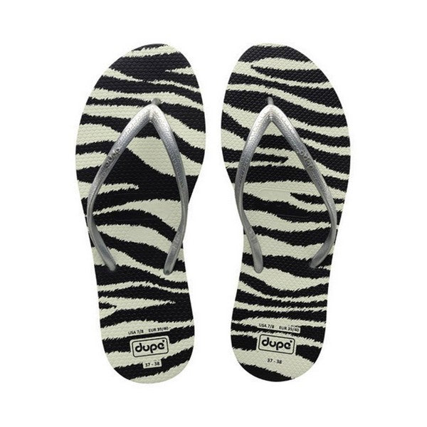Ženske flip flops Dupé Exotica Zebra