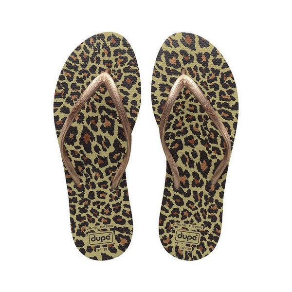 Ženske flip flops Dupé Exotica Leopard