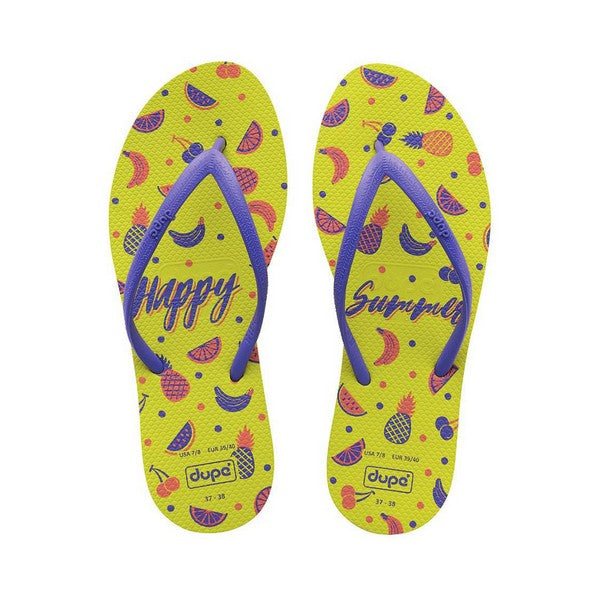 Ženske flip flops Happy Summer Dupé Joy Rumena