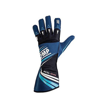Men's Driving Gloves OMP KS-2R Modra