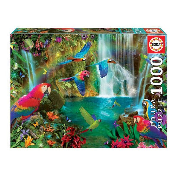 Sestavljanka Puzzle Tropical Parrots Educa (1000 pcs)