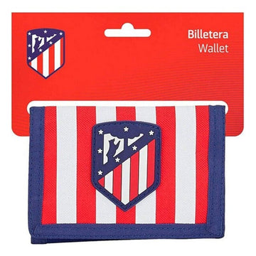 Denarnica Atlético Madrid Modra Bela Rdeča
