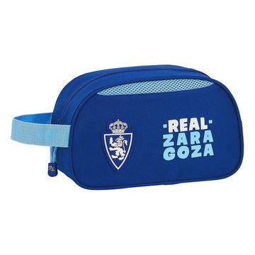 Toaletna torbica za šolo Real Zaragoza Modra Svetlo modra