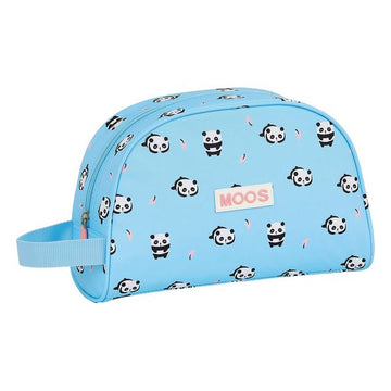 Toaletna torbica za šolo Moos Panda Svetlo modra