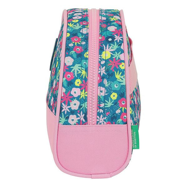 Toaletna torbica za šolo Benetton Blooming Roza