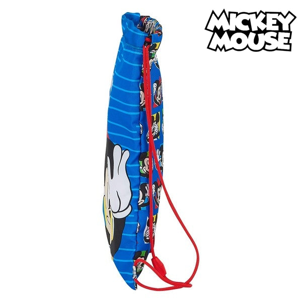 Nahrbtnik s trakovi Mickey Mouse Me Time Modra Rdeča