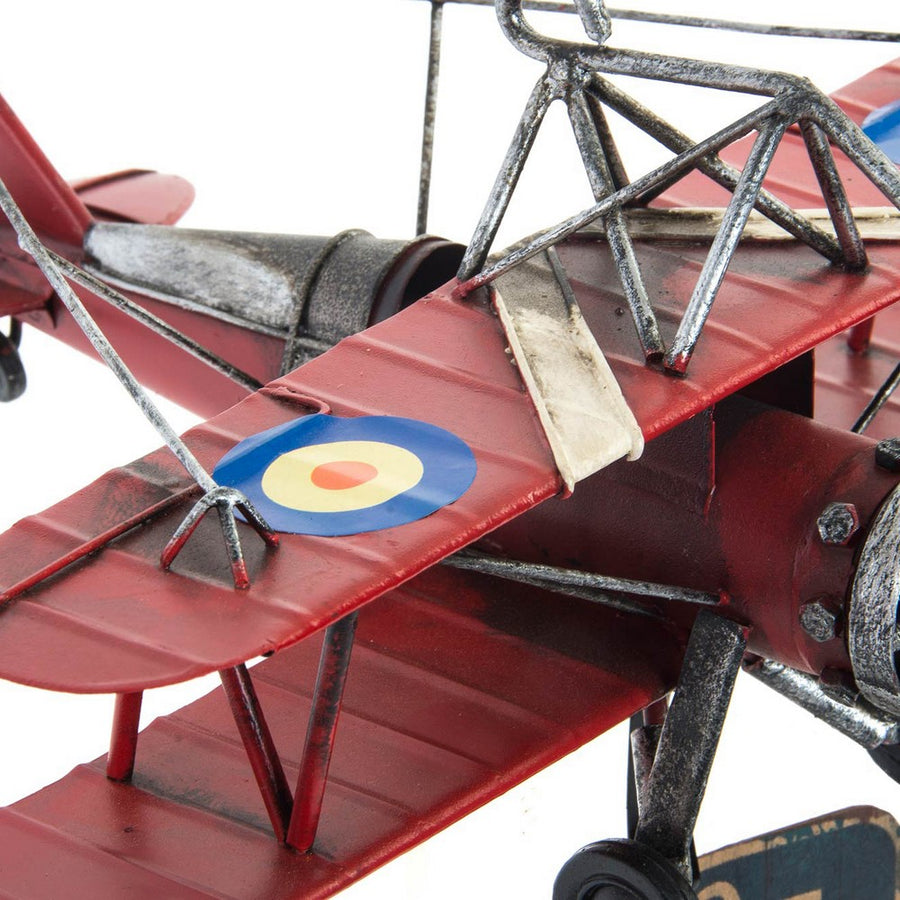 Zvonjenje DKD Home Decor Športno letalo Vintage (25 x 24 x 51 cm)