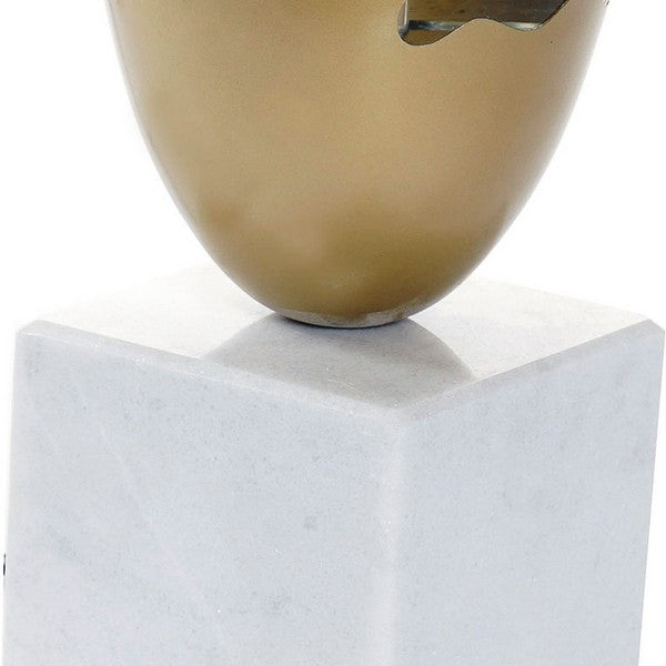 Svetilka namizna DKD Home Decor Perilo Kovina Kristal Marmor (35 x 35 x 65 cm)