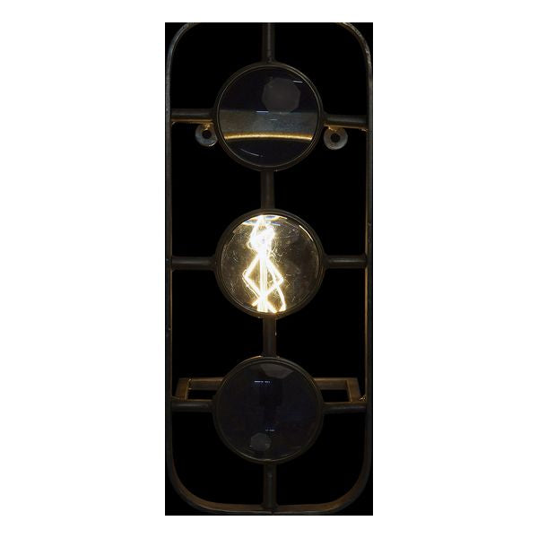 Stenska luč Dekodonia Kristal Železo (20 x 15 x 50 cm)