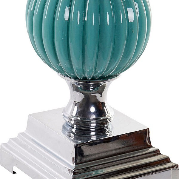 Svetilka namizna DKD Home Decor Perilo Kovina Kristal Flori (35 x 35 x 62 cm)