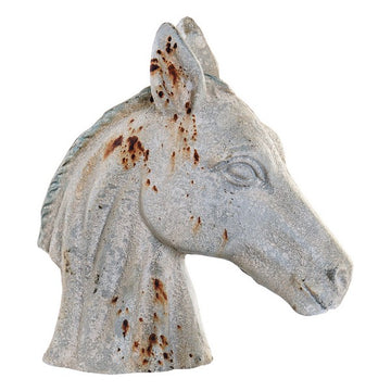 Skulptura Dekodonia Konj Bela Staran videz (14 x 30 x 31 cm)